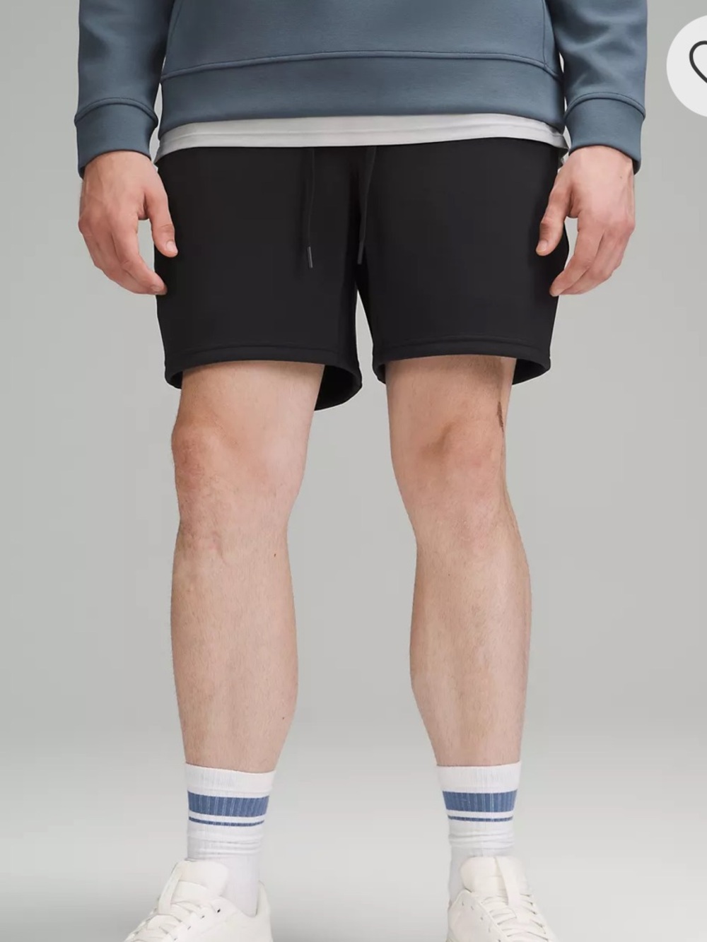 NWT Lululemon Smooth Spacer Short 7” Black